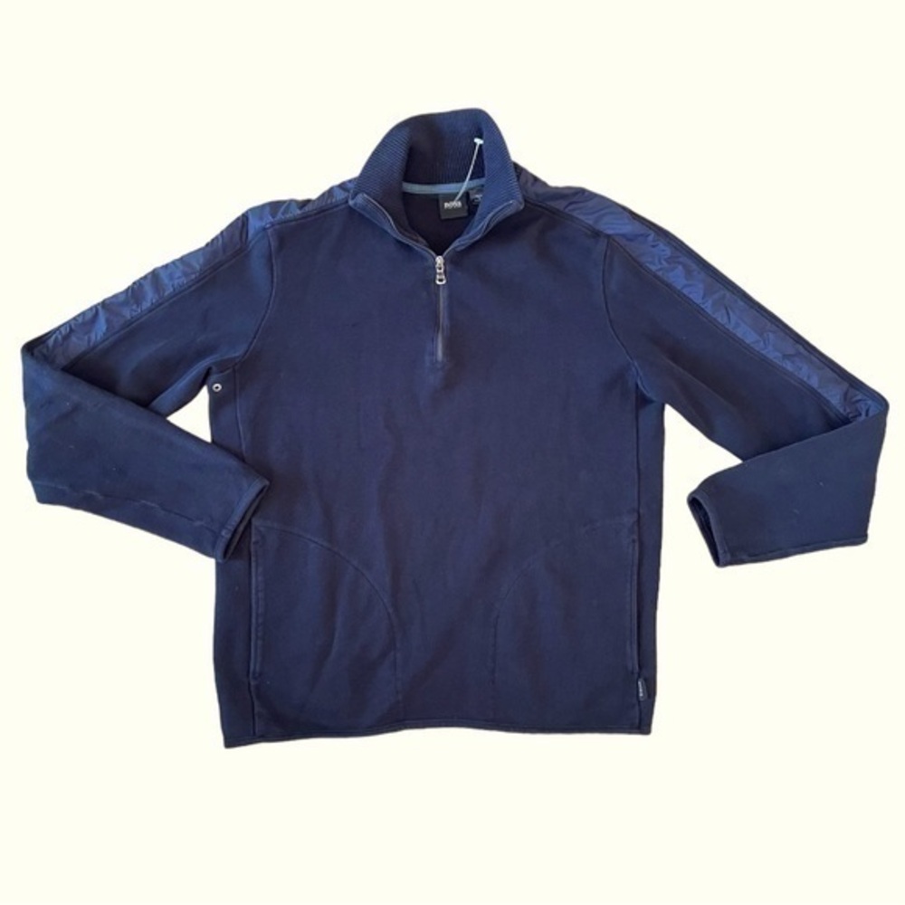 Boss half zipper sweatshirt for men